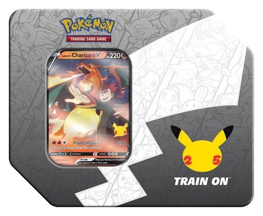 Lance Charizard V Celebrations Tin Large