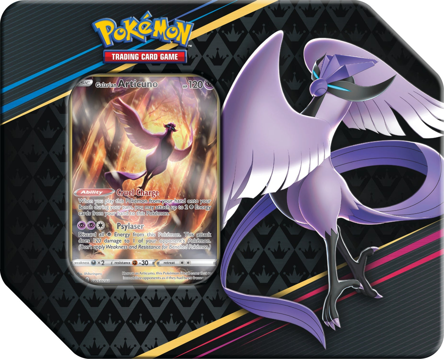Crown Zenith Galarian Articuno Crown Zenith Tin Large