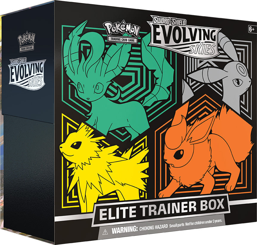 Evolving Skies Elite Trainer Box — Jolteon Flareon Umbreon Leafeon