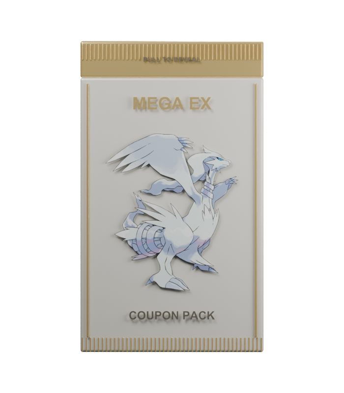 Mega Ex Reshiram coupon pack