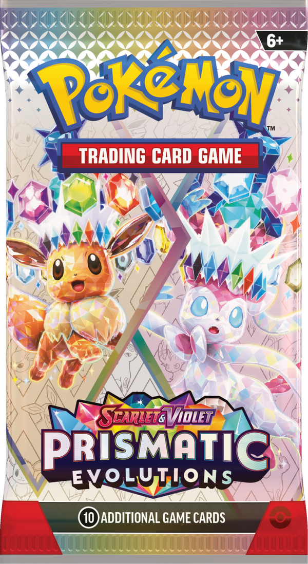 Prismatic Evolutions booster pack artwork